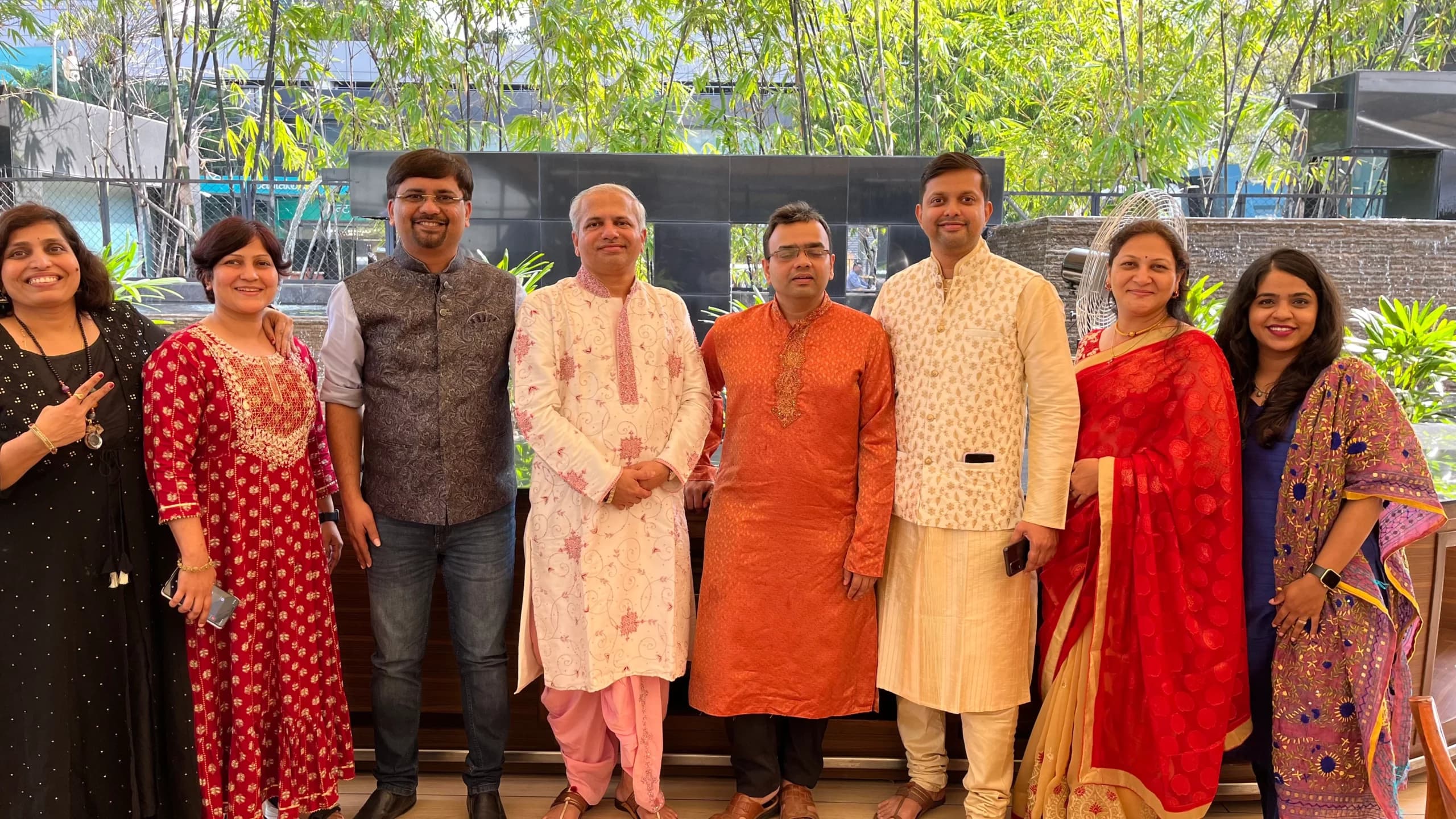 The Splashgain team at a company event